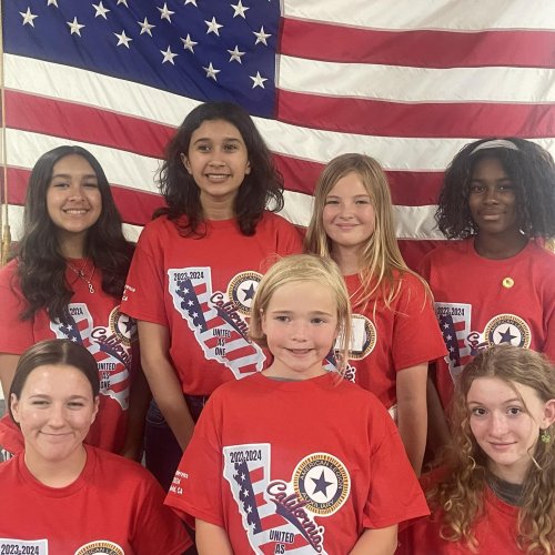 4-27-24 - 2023-24 Junior Conference, April 26-28, 2024, American Legion Bakersfield Post 26 - 2024-25 Honary Junior Department Officers: Honarary Junior Department President Olivia Thuney from District 29, Unit 716; Honarary Junior Department Vice President Alyssa Alcaraz from District 6, Unit 233; Honarary Junior Department Secretary/Treasurer Hailey Doidge from District 28, Unit 593; Honarary Junior Department Chaplain Laura Landis from District 29, Unit 716; Honarary Junior Department Historian Laura Smith from District 23, Unit 578; Honarary Junior Department Sergeant At Arms Annie Edson from Distrit 7, Unit 587; Honarary Junior Department Assist Sergeant At Arms McKayla Doidge from District 28, Unit 593.