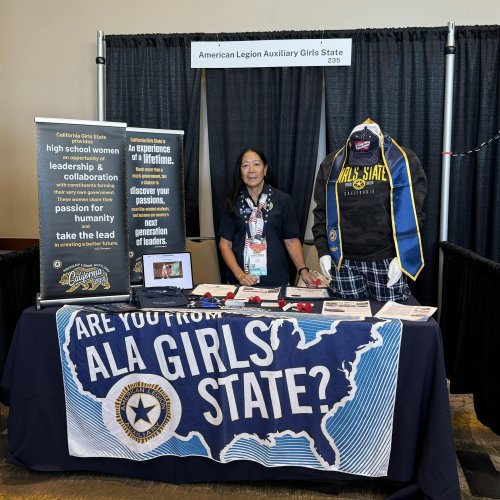 10-25-24 - Posted by Caroline Jam Miller, District 29 - 2 days at Riverside Convention Center educating the educators about ALA California Girls State. Successful!