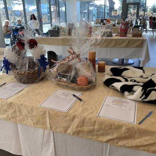 11-12-24 - Posted by Susan Baker - Marina VA Clinic - District 28 members spent a wonderful day volunteering at the Marina VA Clinic's Annual Country Store Silent Auction event. Another great opportunity to serve our veterans!