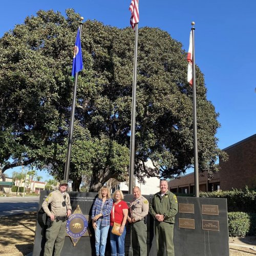 11-8-24 - Posted by ALA Unit 496 Lakewood, CA - Putting up flags at Lakewood City Hall and Lakewood Sheriffs station. Always a great day! Very nice work Unit 496!