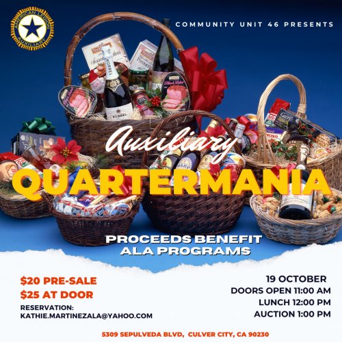 10-19-24 - Unit 46 Quartermania Fundraiser Flyer