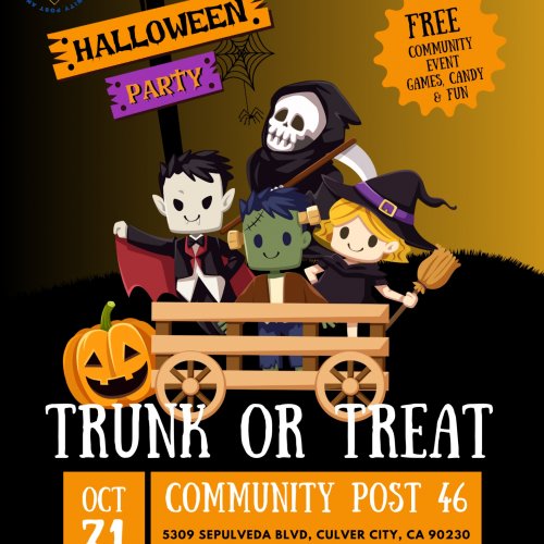 10-31-24 - Post & Unit 46 Trunk or Treat Flyer