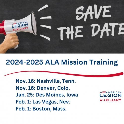 1-31 & 2-1-25 - ALA Mission Training events flyer.