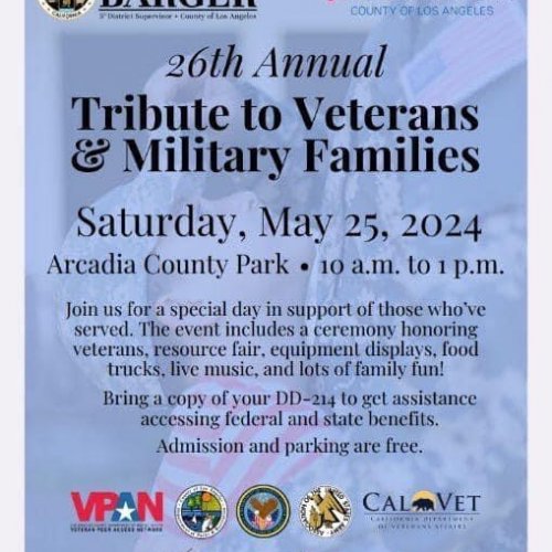 5-25-24 - Arcadia County Park, Arcadia - Allied Unit 302 at the 26th Annual Tribute to Veterans & Military Familes.