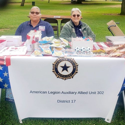5-25-24 - Arcadia County Park, Arcadia - Allied Unit 302 at the 26th Annual Tribute to Veterans & Military Familes.