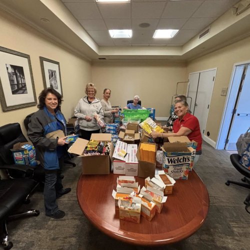 1-16-25 - DEC in Palmdale - Putting together the ditty bags.