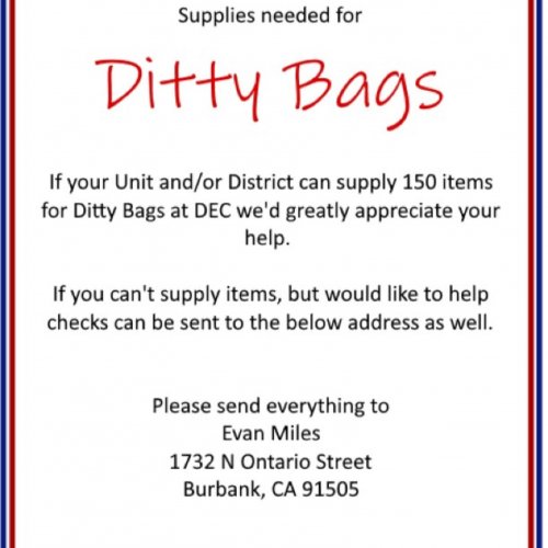 1-17-25 - DEC in Palmdale - DEC Ditty Bags Flyer