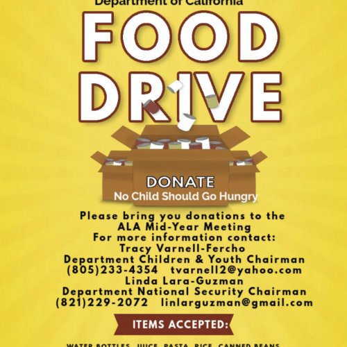 1-17-25 - DEC in Palmdale - DEC Food Drive Flyer