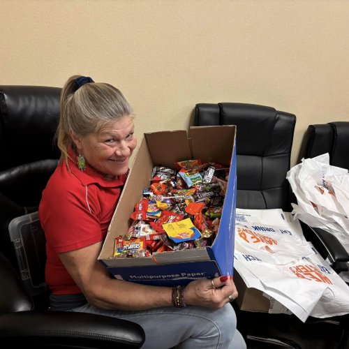 1-16-25 - DEC in Palmdale - Putting together the ditty bags.