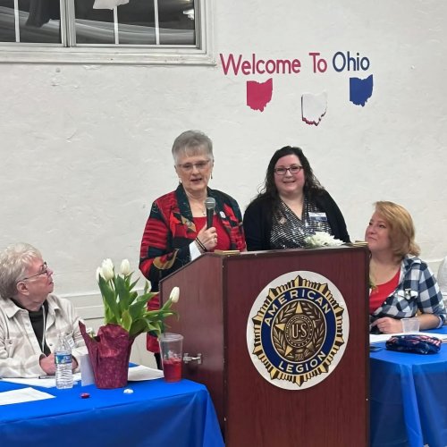 2-17-25 - District 18 Visitation at Alhambra Post 139 - Posted by Denise Conrad - We had the pleasure of attending CA Dept. President Linda's visit to the 18th District. Representatives from the 17th and 19 Districts were also present. I was honored by the 18th District representing Ohio, my home state, and the 18th District's theme this year under Dept. President Linda. Good food, good friends, and good information was the highlight of the night. Congrats to District 18 President Stephanie Huff for a great event.