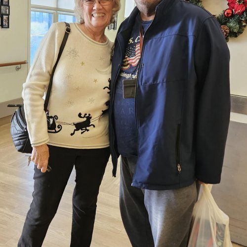 12-11-24 - ALA District 20 hosted a Christmas party for the Pete Knight Veterans Home in Lancaster, California. There were 39 Veterans that participated. Each received a $50 bill. Small gifts and gift cards, to the movie theater and restaurants, were given to the home for the group. Article & Photo Credit: Krista Young.