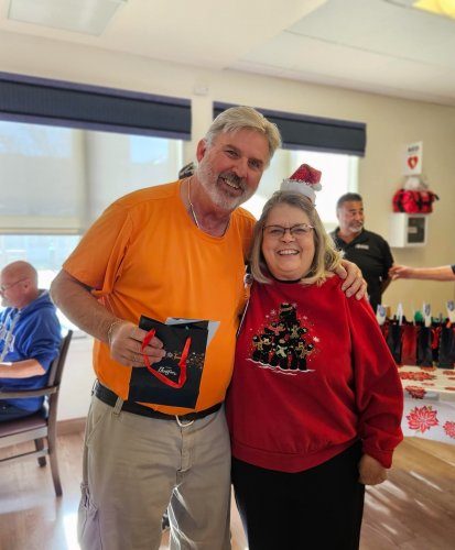 12-11-24 - ALA District 20 hosted a Christmas party for the Pete Knight Veterans Home in Lancaster, California. There were 39 Veterans that participated. Each received a $50 bill. Small gifts and gift cards, to the movie theater and restaurants, were given to the home for the group. Article & Photo Credit: Krista Young.