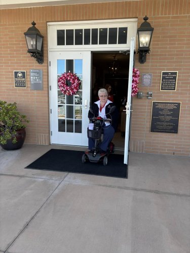 1-25-25 - Post by Marcy Naungayan Velador - ALA, Department of California President Linda Hayes visiting Fisher House in Palo Alto.