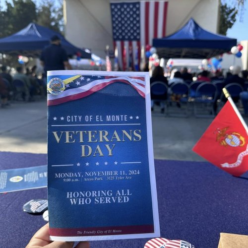 11-11-24 - Posted by ALA Unit 261, El Monte - Thank you City of El Monte Government for inviting us to be part of our city’s beautiful celebration in honoring our Veterans. Thank you Veterans! We appreciate you all, love you all, and could never thank you enough for your brave, selfless service. Happy Veterans Day!