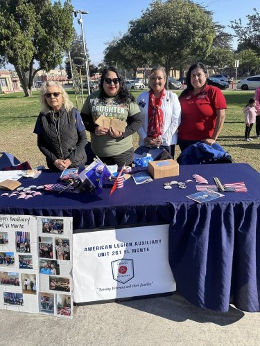 11-11-24 - Posted by ALA Unit 261, El Monte - Thank you City of El Monte Government for inviting us to be part of our city’s beautiful celebration in honoring our Veterans. Thank you Veterans! We appreciate you all, love you all, and could never thank you enough for your brave, selfless service. Happy Veterans Day!