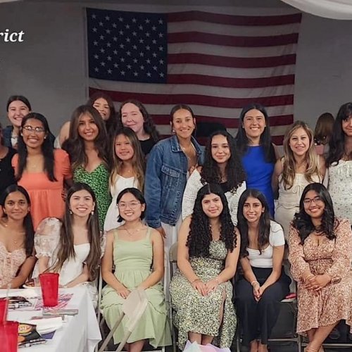 4-23-24 - 25th District American Legion Auxiliary - These beautiful ladies are the future leaders of our country. 81st Girls State, District 25 Girls State Tea.