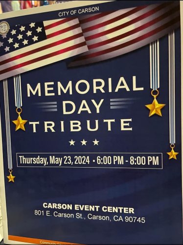 5/23-27/24 - Jackie Robinson Unit 252 Color Guard along with the last 5 days events surrounding Memorial Day.