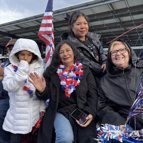 11-11-24 - Photo Credit: Rosemary Barron, Unit Historian - Monterey County 14th Annual Veterans Day Parade. Rain or shine the members of Auxiliary Unit 589, District 28 were in the spirit! Unit President Stella Perez thanks all the members that braved the weather conditions. Honoring those that gave and continue to give so much!