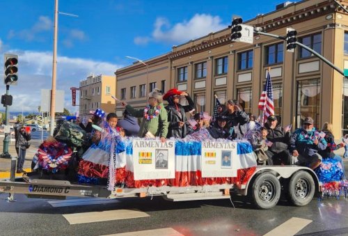 11-11-24 - Photo Credit: Rosemary Barron, Unit Historian - Monterey County 14th Annual Veterans Day Parade. Rain or shine the members of Auxiliary Unit 589, District 28 were in the spirit! Unit President Stella Perez thanks all the members that braved the weather conditions. Honoring those that gave and continue to give so much!