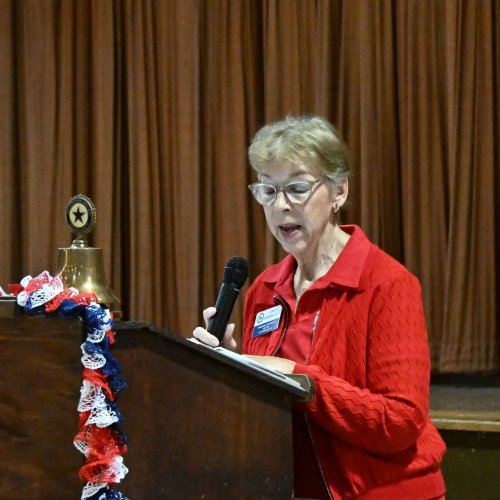 2-22-25 - Northern CA Visitation at Roseville Veterans Memorial Hall - Photo credit: Henry Sanchez - ALA, Dept. of CA President Linda Hayes made her northern California visitation at the Roseville Veterans Memorial Hall. Representatives from ALA Districts 2, 5, 6, 7, and 11 welcomed Madame President.