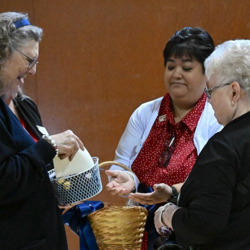 2-22-25 - Northern CA Visitation at Roseville Veterans Memorial Hall - Photo credit: Henry Sanchez - ALA, Dept. of CA President Linda Hayes made her northern California visitation at the Roseville Veterans Memorial Hall. Representatives from ALA Districts 2, 5, 6, 7, and 11 welcomed Madame President.