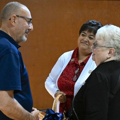 2-22-25 - Northern CA Visitation at Roseville Veterans Memorial Hall - Photo credit: Henry Sanchez - ALA, Dept. of CA President Linda Hayes made her northern California visitation at the Roseville Veterans Memorial Hall. Representatives from ALA Districts 2, 5, 6, 7, and 11 welcomed Madame President.