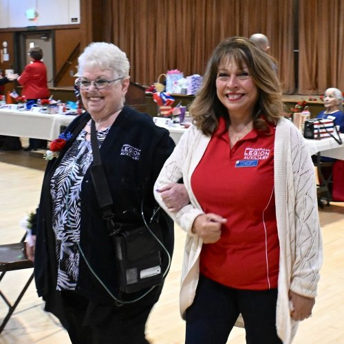 2-22-25 - Northern CA Visitation at Roseville Veterans Memorial Hall - Photo credit: Henry Sanchez - ALA, Dept. of CA President Linda Hayes made her northern California visitation at the Roseville Veterans Memorial Hall. Representatives from ALA Districts 2, 5, 6, 7, and 11 welcomed Madame President.