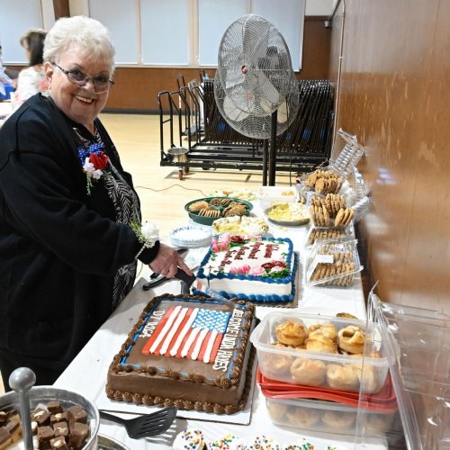 2-22-25 - Northern CA Visitation at Roseville Veterans Memorial Hall - Photo credit: Henry Sanchez - ALA, Dept. of CA President Linda Hayes made her northern California visitation at the Roseville Veterans Memorial Hall. Representatives from ALA Districts 2, 5, 6, 7, and 11 welcomed Madame President.