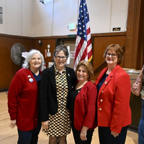 2-22-25 - Northern CA Visitation at Roseville Veterans Memorial Hall - Photo credit: Henry Sanchez - ALA, Dept. of CA President Linda Hayes made her northern California visitation at the Roseville Veterans Memorial Hall. Representatives from ALA Districts 2, 5, 6, 7, and 11 welcomed Madame President.