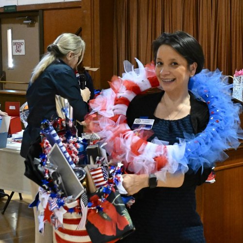 2-22-25 - Northern CA Visitation at Roseville Veterans Memorial Hall - Photo credit: Henry Sanchez - ALA, Dept. of CA President Linda Hayes made her northern California visitation at the Roseville Veterans Memorial Hall. Representatives from ALA Districts 2, 5, 6, 7, and 11 welcomed Madame President.