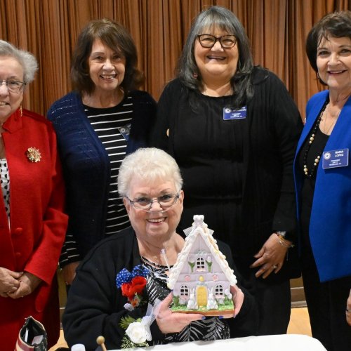 2-22-25 - Northern CA Visitation at Roseville Veterans Memorial Hall - Photo credit: Henry Sanchez - ALA, Dept. of CA President Linda Hayes made her northern California visitation at the Roseville Veterans Memorial Hall. Representatives from ALA Districts 2, 5, 6, 7, and 11 welcomed Madame President.