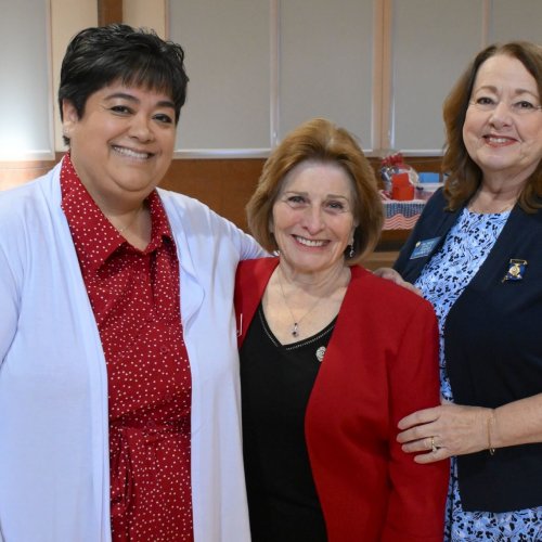 2-22-25 - Northern CA Visitation at Roseville Veterans Memorial Hall - Photo credit: Henry Sanchez - ALA, Dept. of CA President Linda Hayes made her northern California visitation at the Roseville Veterans Memorial Hall. Representatives from ALA Districts 2, 5, 6, 7, and 11 welcomed Madame President.