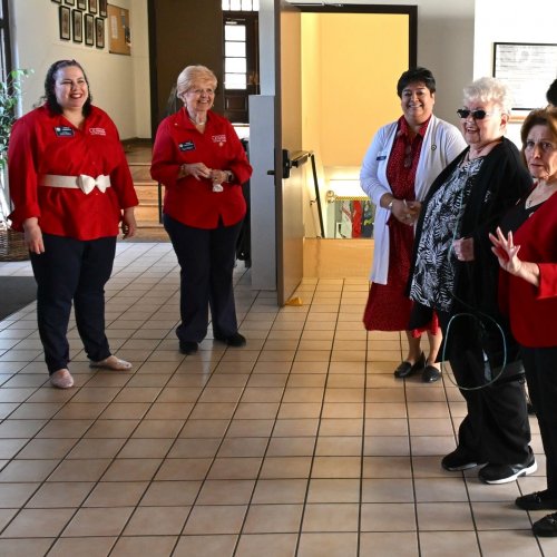 2-22-25 - Northern CA Visitation at Roseville Veterans Memorial Hall - Photo credit: Henry Sanchez - ALA, Dept. of CA President Linda Hayes made her northern California visitation at the Roseville Veterans Memorial Hall. Representatives from ALA Districts 2, 5, 6, 7, and 11 welcomed Madame President.