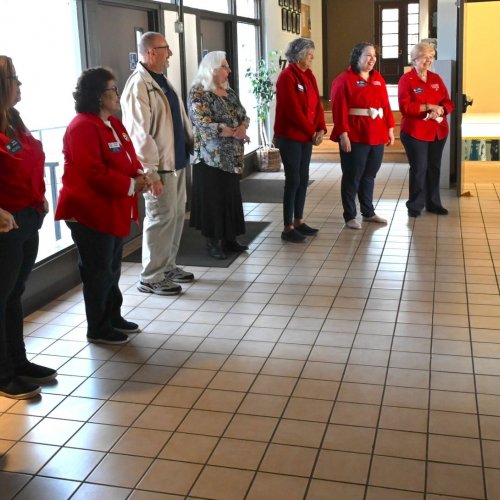 2-22-25 - Northern CA Visitation at Roseville Veterans Memorial Hall - Photo credit: Henry Sanchez - ALA, Dept. of CA President Linda Hayes made her northern California visitation at the Roseville Veterans Memorial Hall. Representatives from ALA Districts 2, 5, 6, 7, and 11 welcomed Madame President.