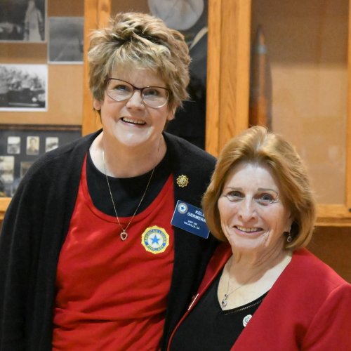 2-22-25 - Northern CA Visitation at Roseville Veterans Memorial Hall - Photo credit: Henry Sanchez - ALA, Dept. of CA President Linda Hayes made her northern California visitation at the Roseville Veterans Memorial Hall. Representatives from ALA Districts 2, 5, 6, 7, and 11 welcomed Madame President.