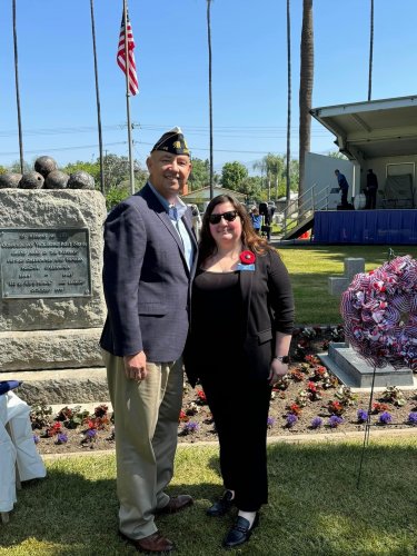 5-30-24 - Memorial Day at Pomona Cemetery where a wreath was placed on hehalf of Pomona Unit 30.