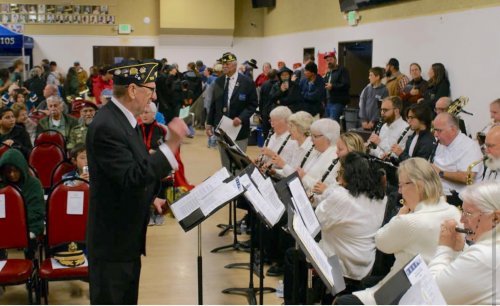 11-11-24 - Post 105 and Unit 105 Veteran's Day Ceremony - Article & Photo Credit: Peggy Toye.