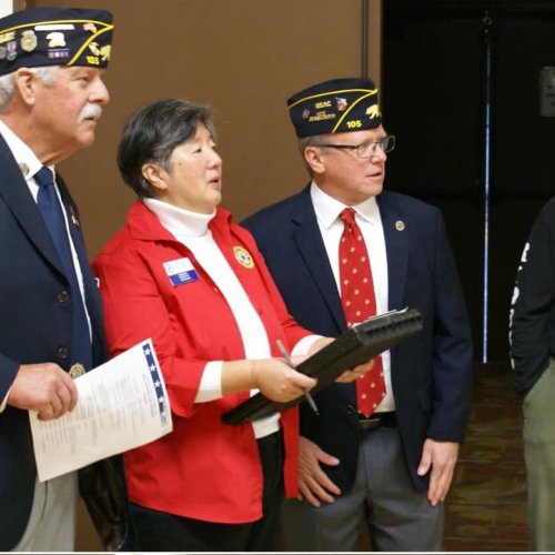 11-11-24 - Post 105 and Unit 105 Veteran's Day Ceremony - Article & Photo Credit: Peggy Toye.