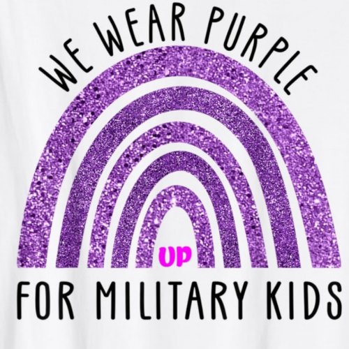 4-13-24 - Purple Up Day for Military Kids.
