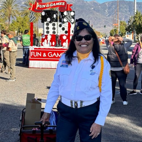 11-9-24 - Posted by Heather Switzer Petty - Rancho Cucamonga Unit 835 at Rancho Cucamonga Founders Day Parade 2024. Great Job Unit 835!!