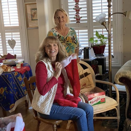 12-1-24 - Post by Debbie Butler - We packed 192 gift Santa stocking bags for the patients at LBVA today. Awesome group of ladies. Excellent job on the project ladies!! Thank you.